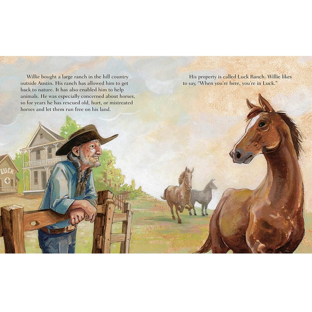 Willie Nelson - Hardcover- Little Golden Book - Picture 3 of 4